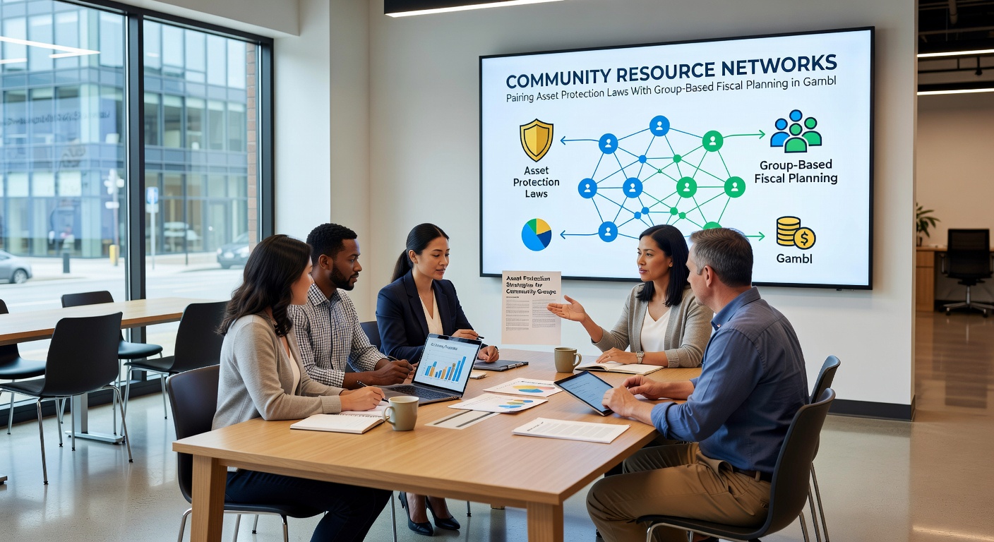 Gruppenbasierte Finanzplanung und Vermögensschutz: Teilnehmende in einem Community Resource Network bei der Budgeterstellung